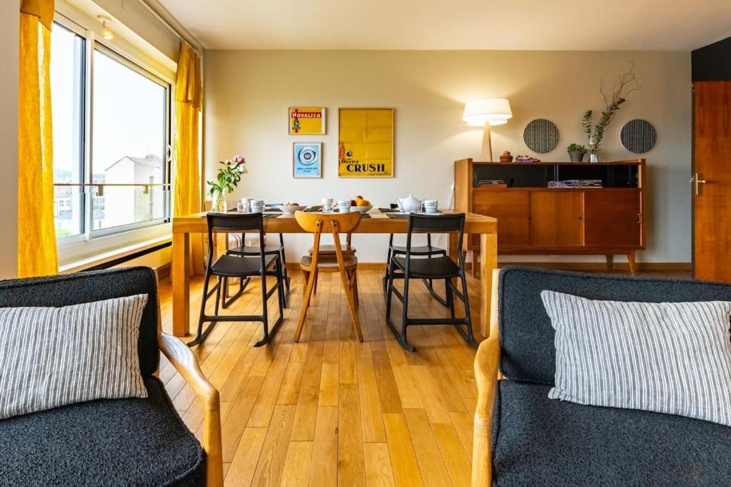 Le Skyline Lumineux , Vue Imprenable, Calme , Pk Apartment Dijon